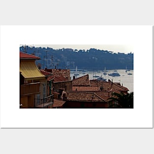 Villefranche Rooftops Posters and Art